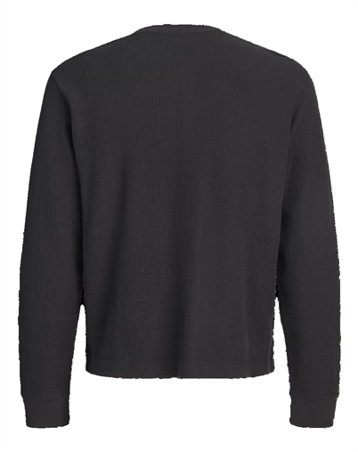 Jack & Jones - JORChamberi Henley Langærmet Trøje - Black